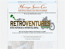 Tablet Screenshot of heritagesportscars.com